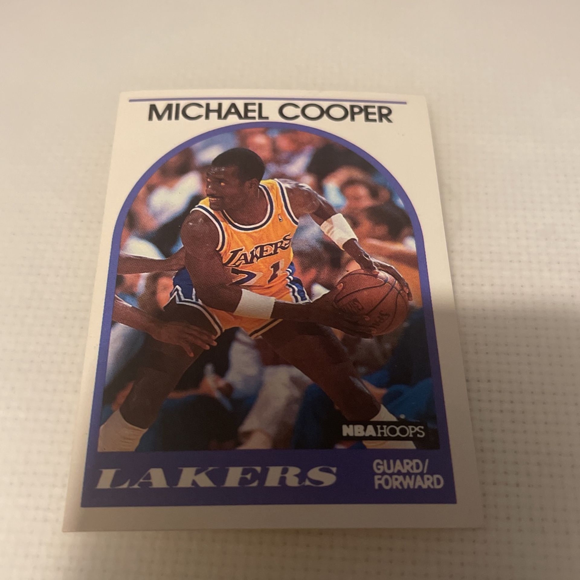 Basketball NBA HOOPS 1989 Michael Cooper #187