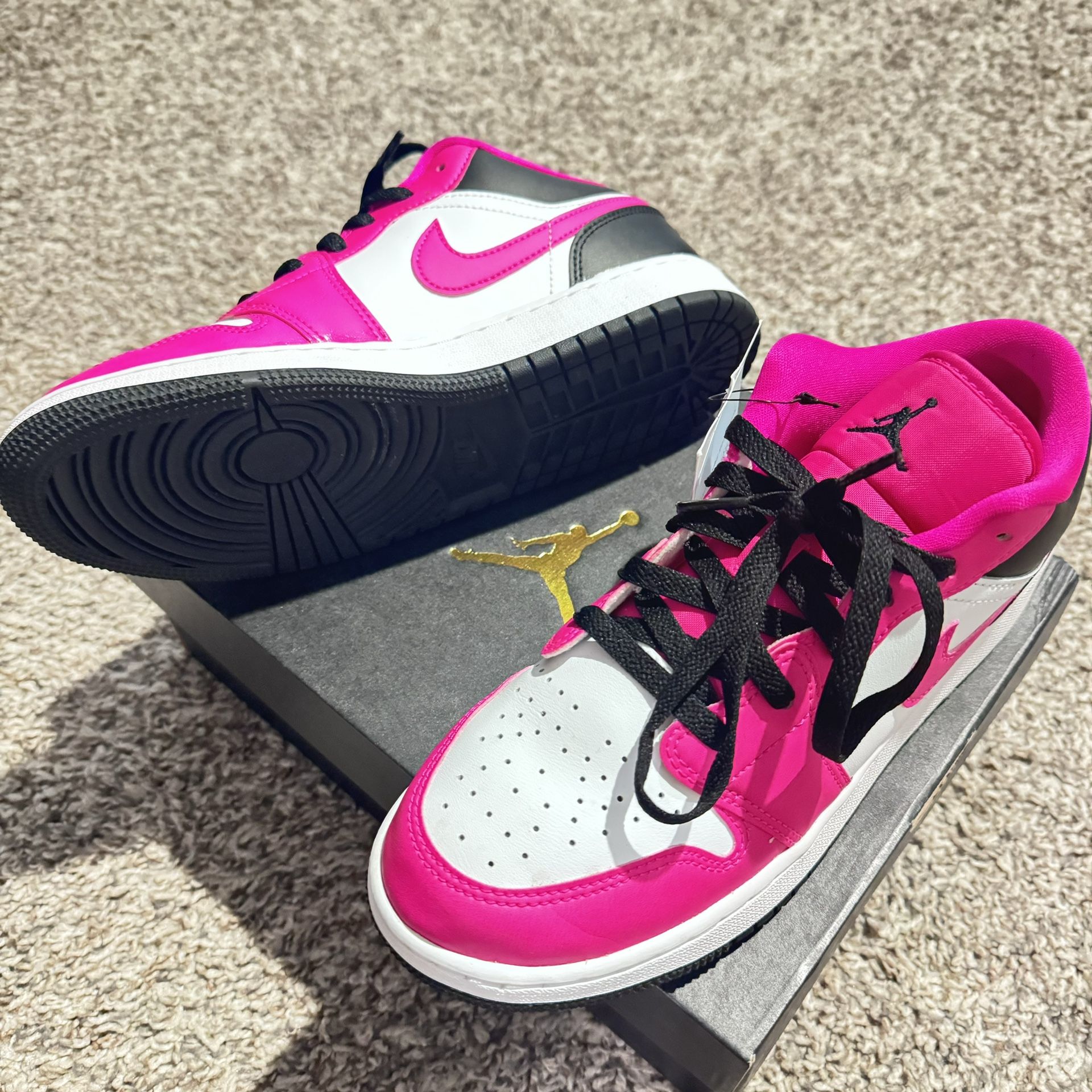 Air Jordan 1 low GS fierce pink for Women 