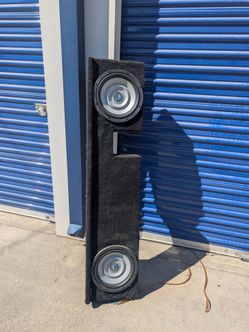 Dual Subwoofer Speaker Box Enclosure