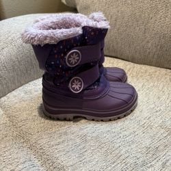 Toddler Girls Snow Boots Size 7/8