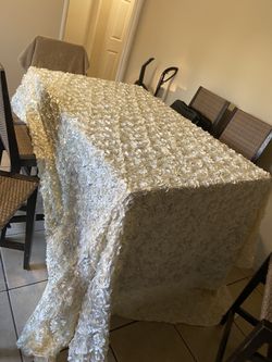 Flower tablecloth (rectangular)