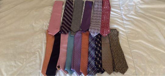 Lot of 45 men’s necktie’s, fabrics,silk tie set,accessories,clothing
