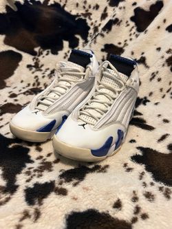 Jordan 14 White Royal Blue Men’s Size 10