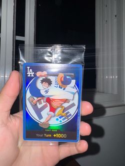 One Piece x Dodgers - Looking to trade for moltres zapdos articuno gx 3 birds promo or bubble mew