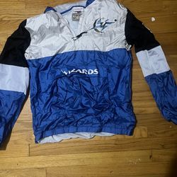 Mitchell & Ness Hardwood Classics NBA Washington Wizards Windbreaker Jacket