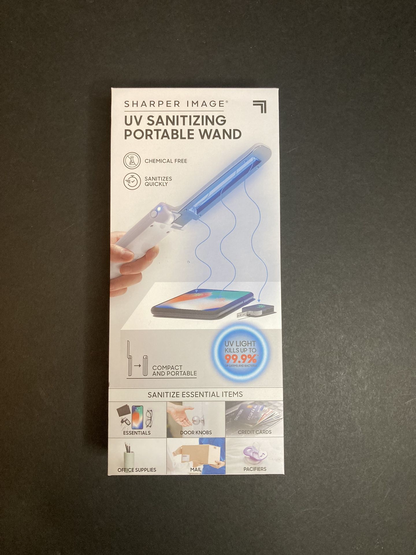 Sharper Image Portable UV Sanitizing Wand