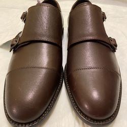 TIMBERLUX DOUBLE MONK SHOE HANDMADE IN INDIA REAL LEATHER SIZE 8 Men’s Soccer 