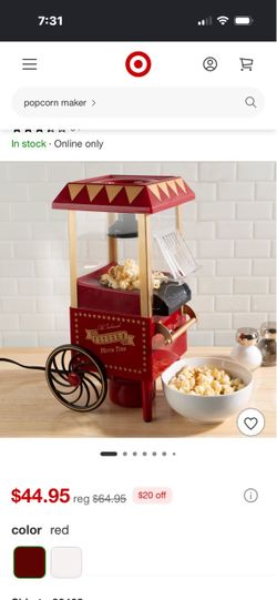 Old Fashioned Movie Time Popcorn Maker
