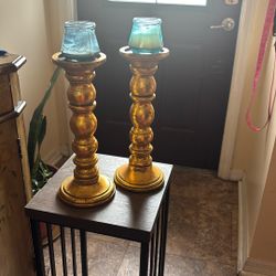 Gold Candle Holders