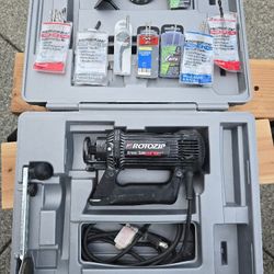 Rotozip Corded Spiral Saw Kit Rotary Tool w/Case + Multiple Bits
