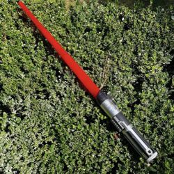 2015 Hasbro Stars Wars Darth Vader Lightsaber Red Retractable Non Electronic