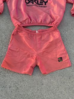 VINTAGE Oakley Surf Style Thermonuclear Protection Zip Windbreaker Pullover SHORTS for Sale in Los Angeles CA OfferUp