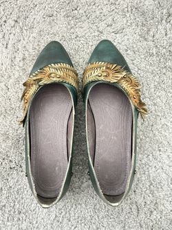 Handmade Genuine Leather Flats Size 6.5 – Vintage Oriental Style