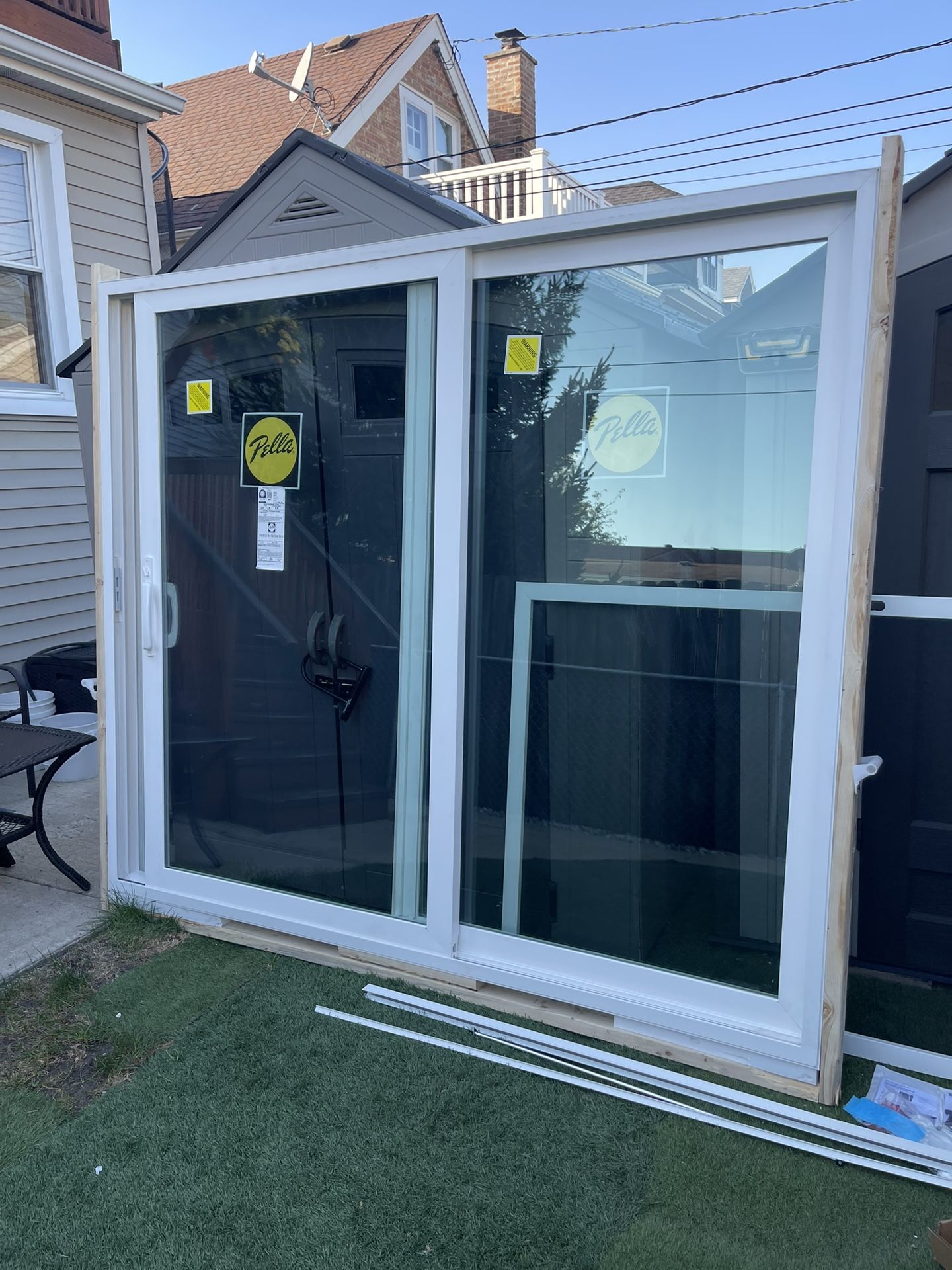 New Patio Door Pella  250 Model Size W93.1/2 H 80.3/4   Jam Is 5 Inch $950 