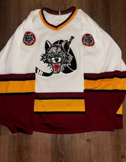 Vintage Chicago Wolves Jersey Large