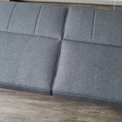 Dark Gray Futon Sofa