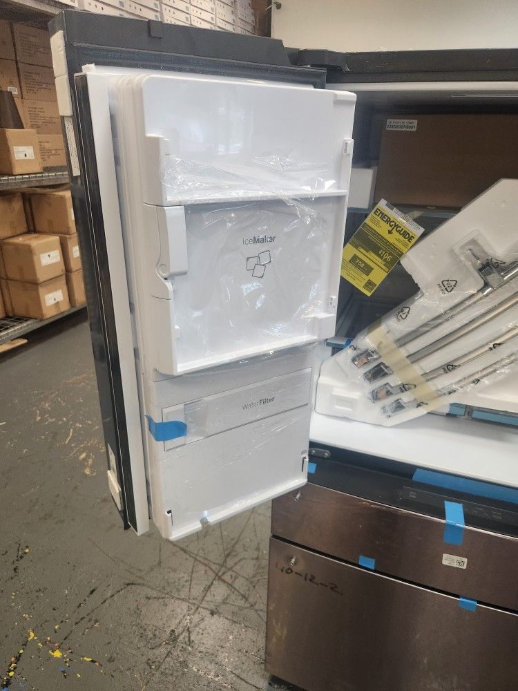 Ge Profile 36 Inch French 4 Door Refrigerator 27.9 Cu Ft Stainless Steel