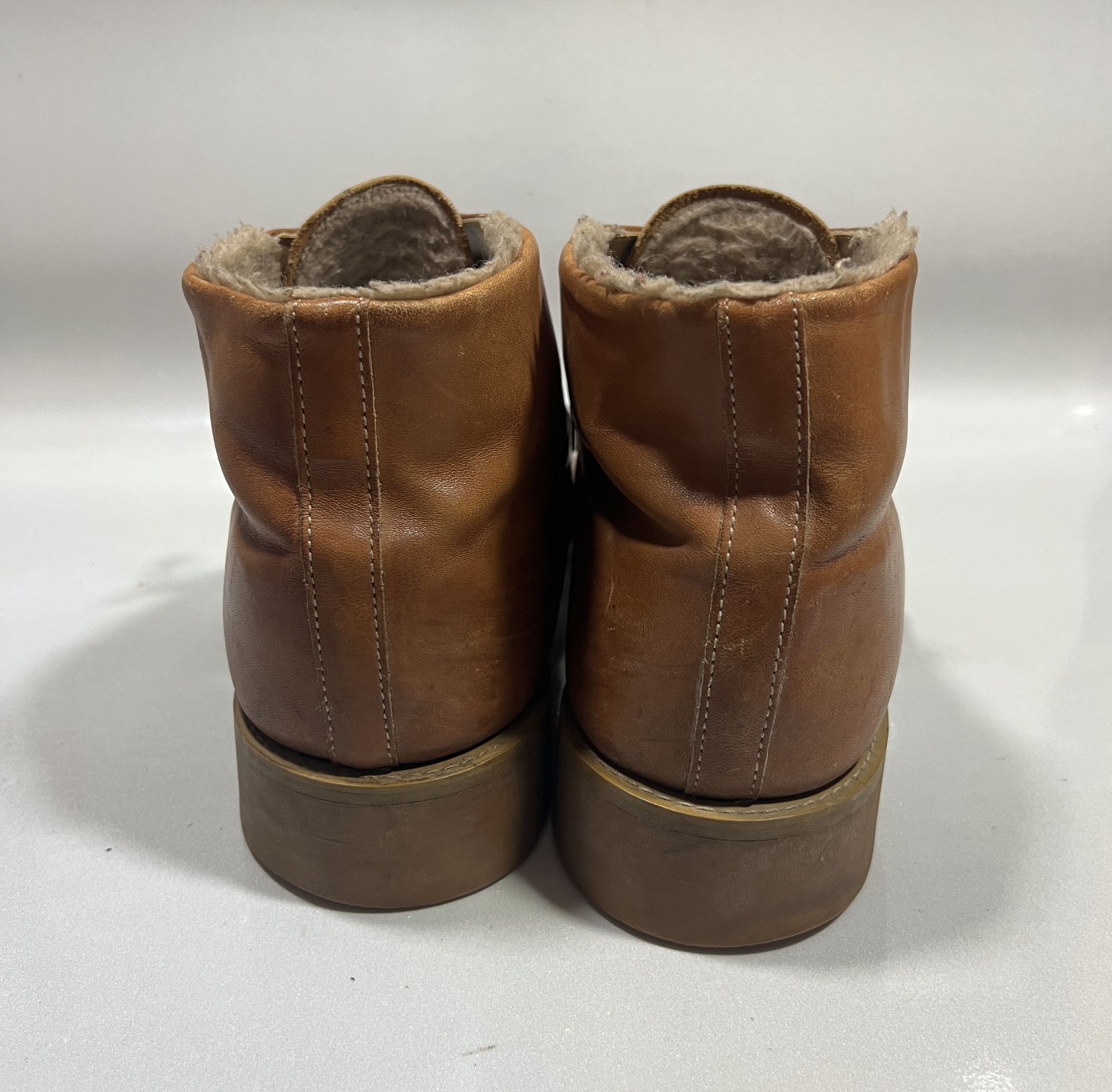 Tomis Chukka Ankle Boots Mens Size 10 Brown Leather Lace Up  display picture 3