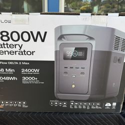EcoFlow Delta 2 Max 2,400w portable power station, new in opened box