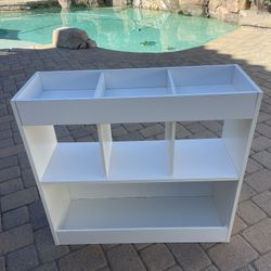 White Shelving Unit