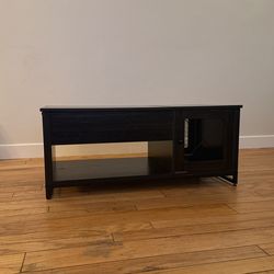 Coffee Table With Lifting Top Charcoal Black