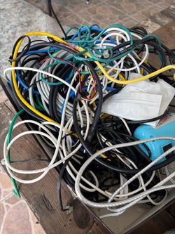 Scrap wire, shoe box full, mostly copper
