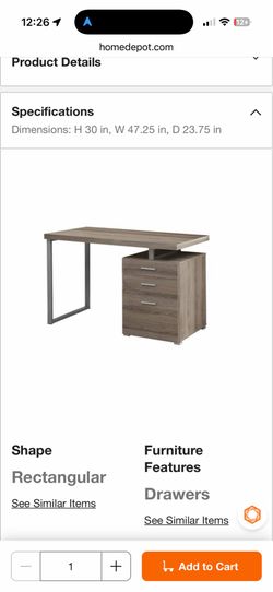 Modern Office Desk – Like New – $100 OBO
