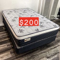 QUEEN SIZE MATTRESS & BOX SPRING 