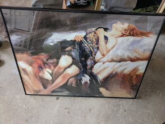 Lady in frame