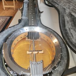 Electric Gold Tone ES-Banjitar GT-750 & Case 6 String