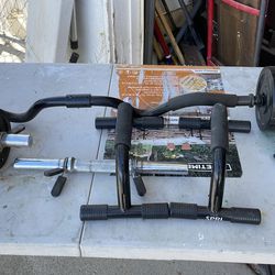 Great curling bar and weights