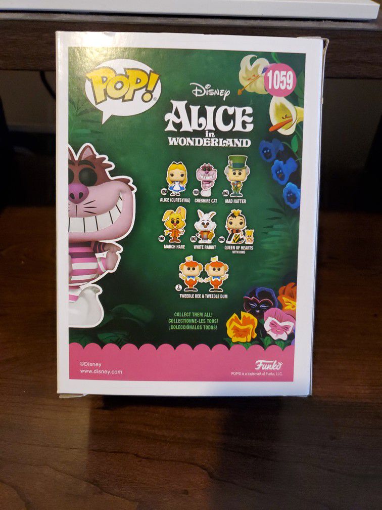Alice In Wonderland Cheshire Cat Funko Pop#1059
