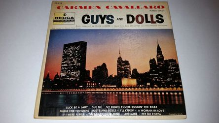 Carmen Cavallaro plays Guys and Dolls 45 RPM EP