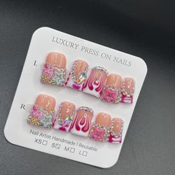 Luxury Press/glue  On Nails 