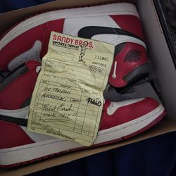 Jordan 1 Lost And Found Size 9.5