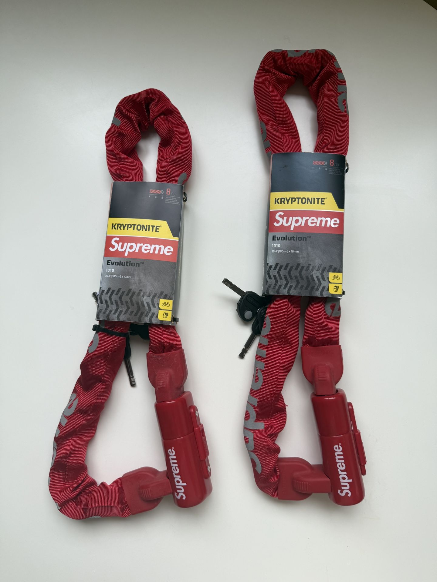 1) Supreme Kryptonite Bike Lock Chain supreme Kryptonite 