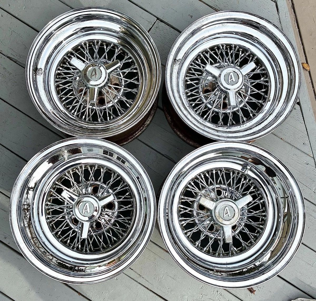 Appliance Racing Cobra Wire Wheel Rims – Complete Set (16x11 / 16x9 ...