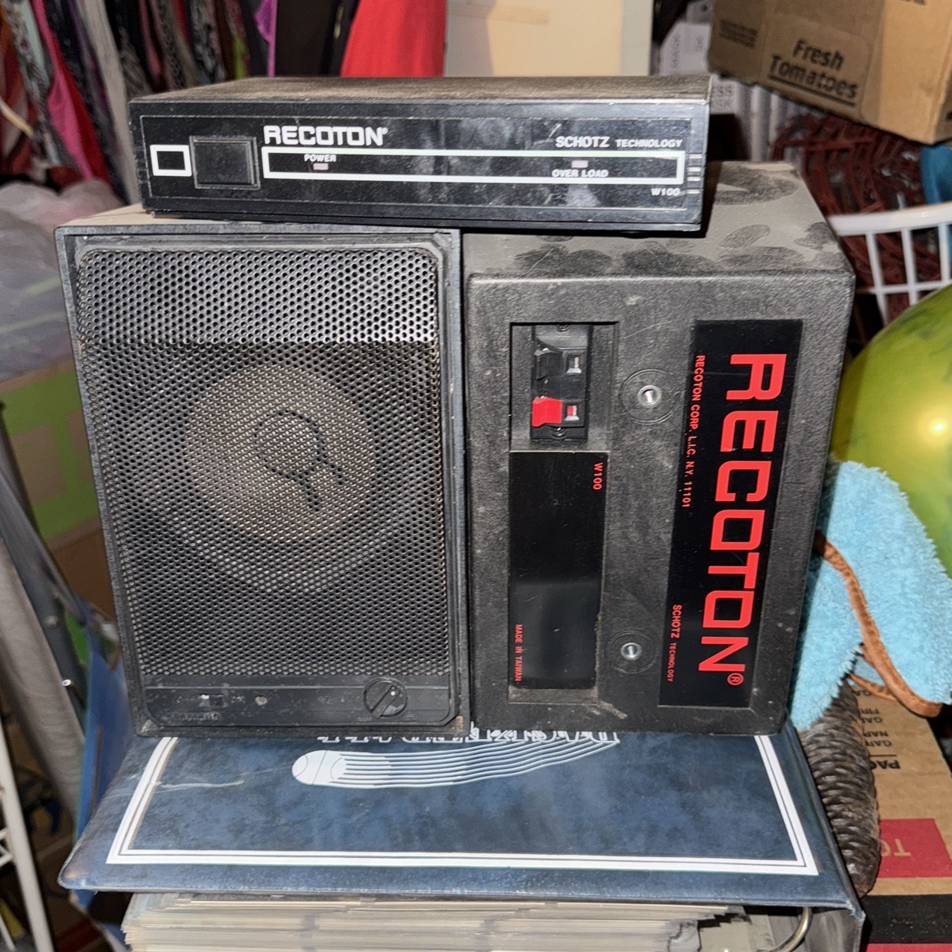 RECOTON 100 Wireless Stereo Speaker System