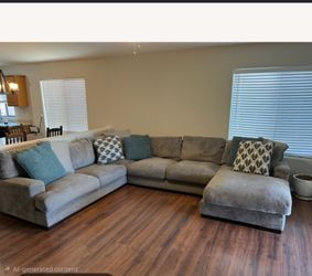 Huge Grey Couches