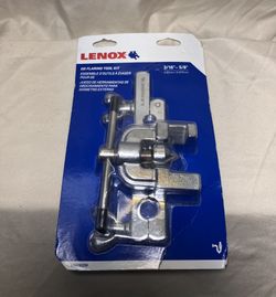 Flaring Tool Kit LENOX 3/16-in to 5/8-in OD LXHT82250 Use w/many types of metals