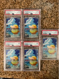 Pokemon PSA lot Psyduck Charizard