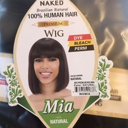 Brand New Human Hair Wig $30