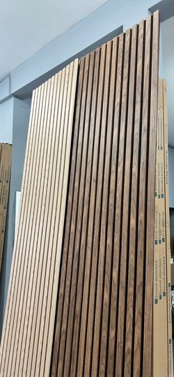 Slat acoustic wall panels