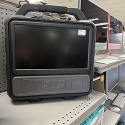 Monster Vision 2 Portable Entertainment System, a combination Bluetooth speaker and 15.6-inch TV.