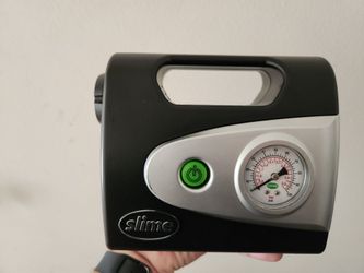 Slime 12V Portable Tire Inflator Air Compressor w/ LED Light - Like New