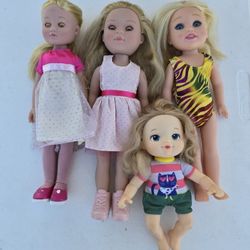 14 Inch Dolls And An 8 Inch Doll