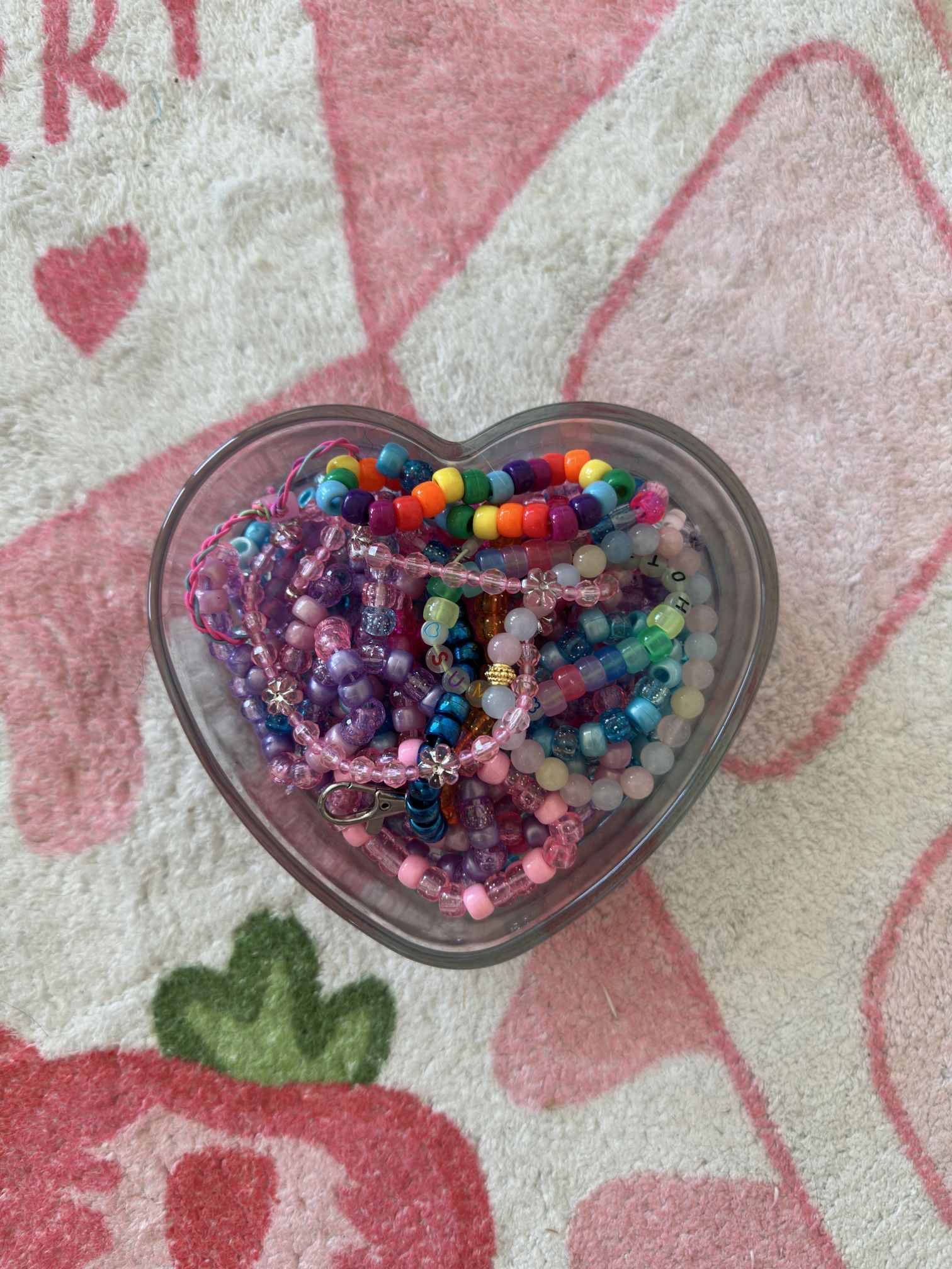 colorful beaded bracelets 