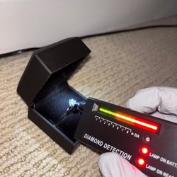 VVS1 Moissanite Engagement Ring 1 Carat