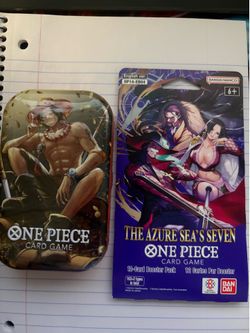 One piece tin and booster pack