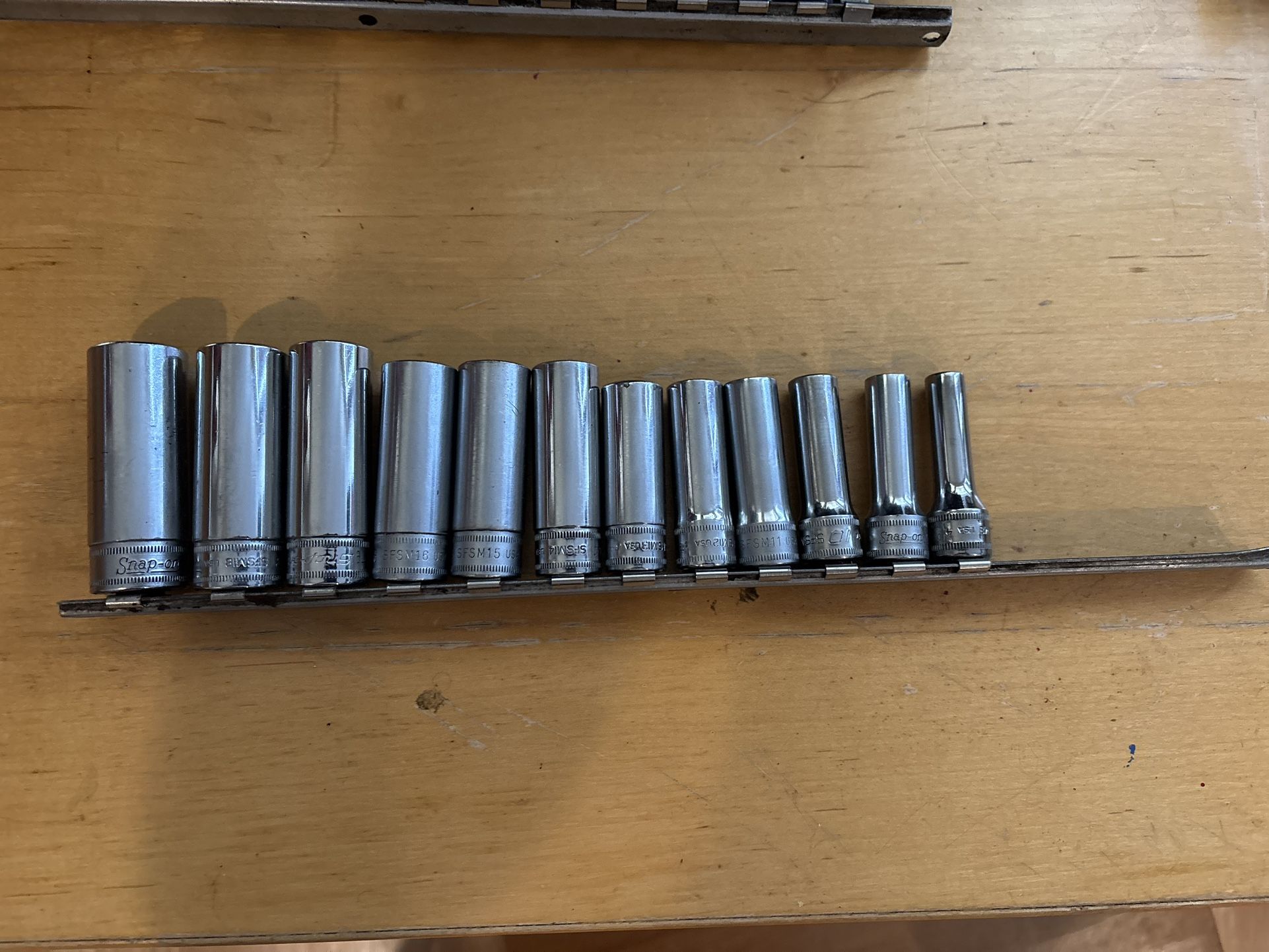 Snap On Deep Socket 3/8 Dr Set Metric